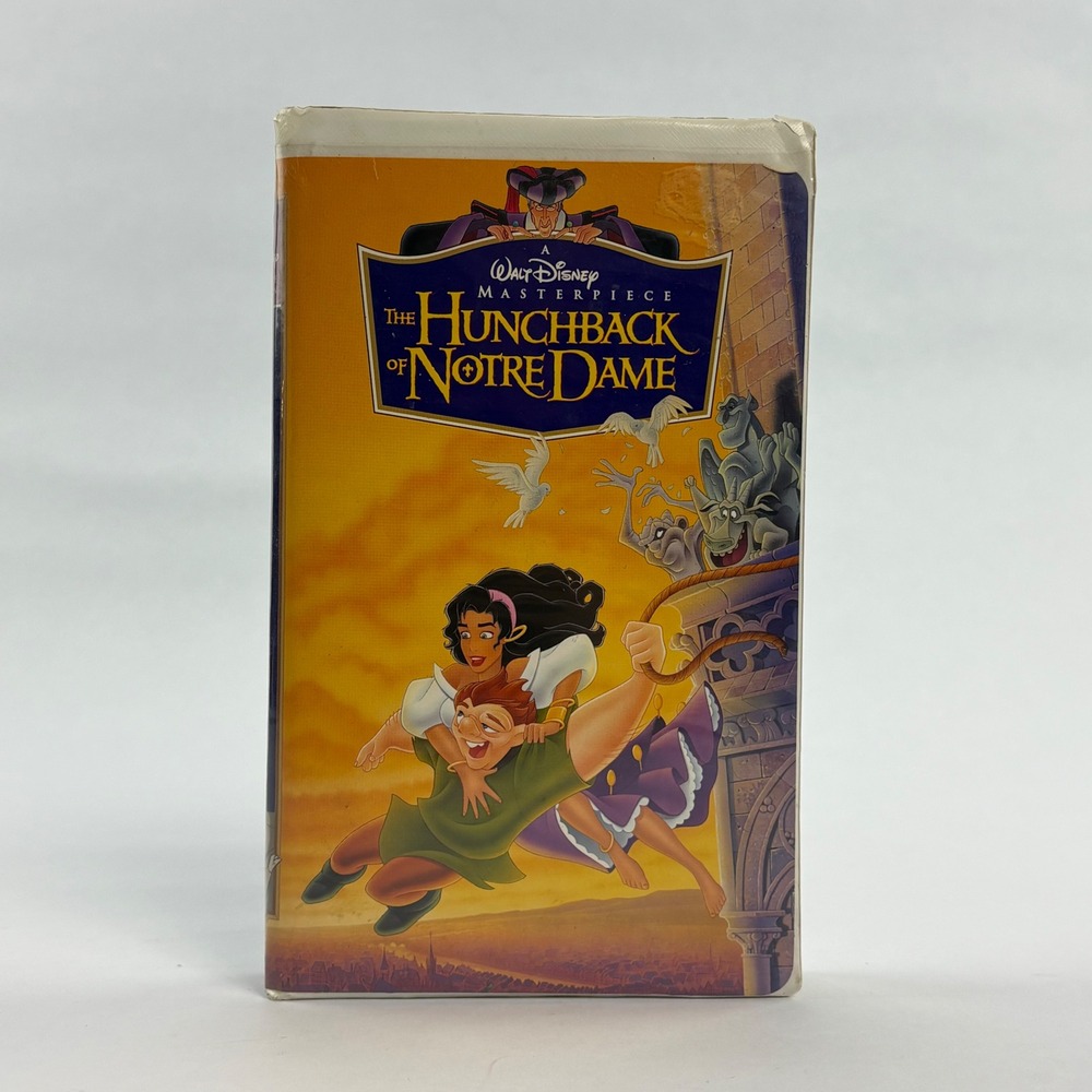 Disney The Hunchback of Notre Dame VHS Masterpiece Collection‎ 1997 Stock 7955
